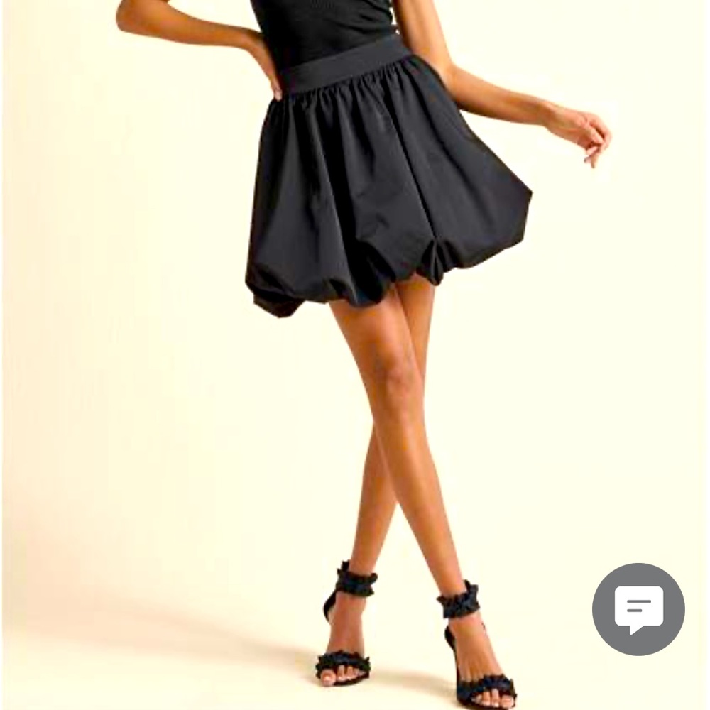 Black Bubble Skirt